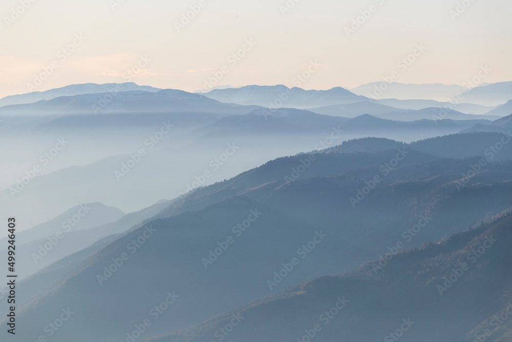 Poster Cansiglio - View from Mount Pizzoc