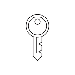 Access, key, password icon line style icon, style isolated on white background