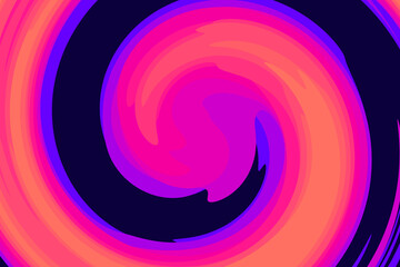 Colorful abstract swirl illustration 