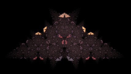 Paint Movement. Color Dream series. Composition of gradients and spectral hues for subject of imagination, creativity and art painting.