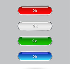 Fototapeta premium OK button