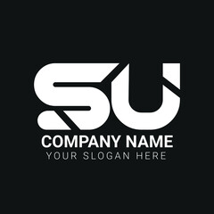 Letter logo design template