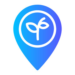 localization gradient icon