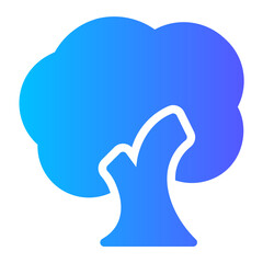 tree gradient icon