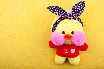 image of toy soft duck 