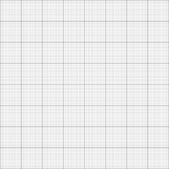 Square format architectural graph white paper background pattern, millimeter grid style