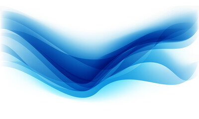 Obraz na płótnie Canvas Abstract blue wave curve on white design modern luxury futuristic background vector
