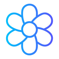 flower gradient icon