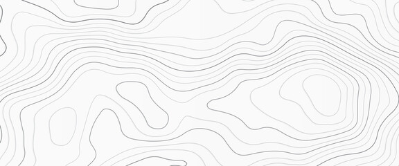 Topographic map. Geographic mountain relief. Abstract concept graphic element and geography scheme, topographic map and landscape terrain texture grid., abstract white topography vector background.