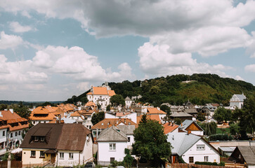 Fototapeta na wymiar View of the city from the mountain