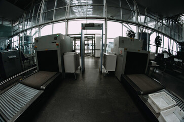 Empty airport inside