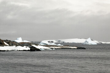 Coastline of Antarctica - Global Warming - Ice Formations