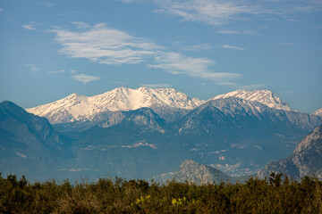 Fototapeta premium Antalya Taurus mountain views, in Turkey Antalya City