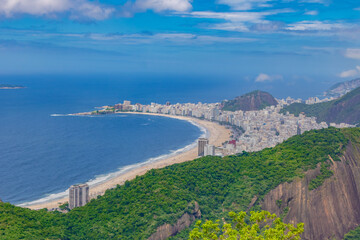 Obraz premium Rio de Janeiro - Brasilien - von Zuckerhut aus gesehen