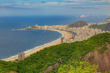 Rio de Janeiro - Brasilien - von Zuckerhut aus gesehen