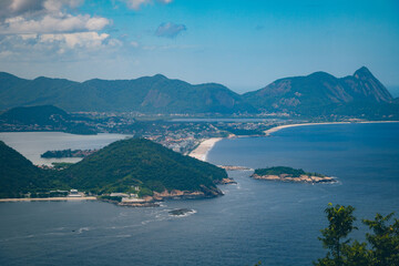 Fototapeta na wymiar Rio de Janeiro - Brasilien - von Zuckerhut aus gesehen