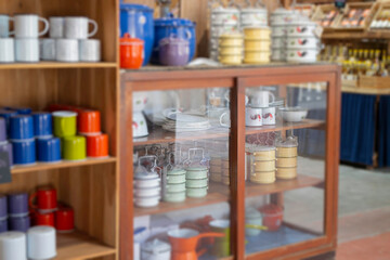 Decoration industrial style loft cafe