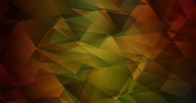 4K looping dark green, red animated moving slideshow. Holographic abstract video with gradient. Flicker for designers. 4096 x 2160, 30 fps. Codec Photo JPEG.