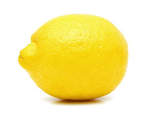 Group of fresh lemons on white background 
