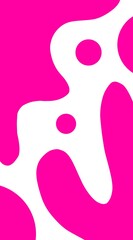 Pink abstract fluid wallpaper. Abstract mobile wallpaper with beautiful geometric shapes. Wallpaper pink.