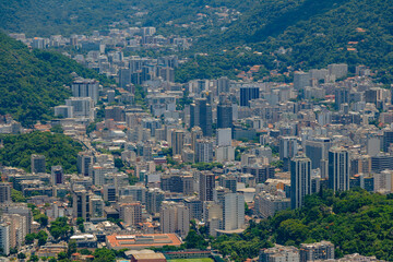 Brasilien - Rio de Janeiro von oben - von Zuckerhut aus gesehen