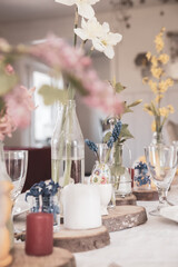 The beautiful Danish Easter table decoration