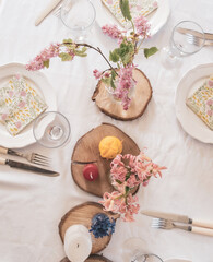 The beautiful Danish Easter table decoration