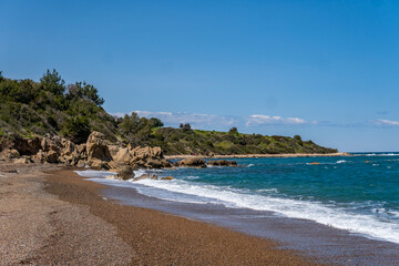 Fototapeta na wymiar Cyprus - Amazing coastline photographed at sunny summer time