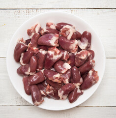 Chicken hearts