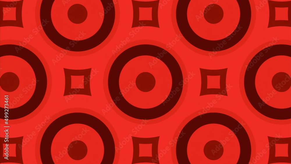 Poster background with moving pattern of circles and squares. design. moving ornament with repeating circle