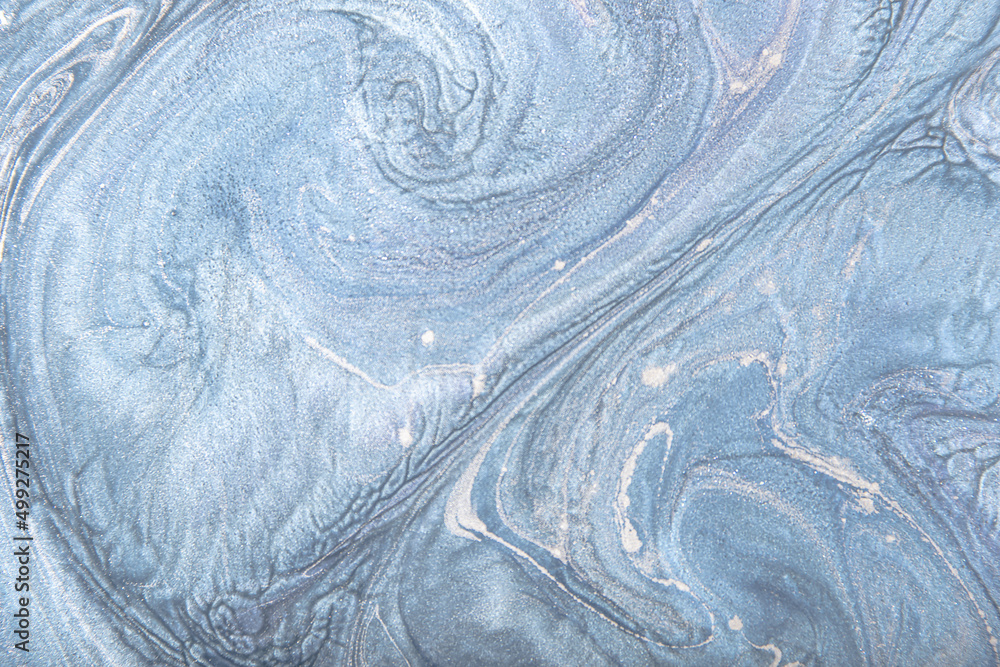Poster marble ink colorful. blue marble pattern texture abstract background. can be used for background or 