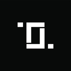 Double T data internet logo vector image