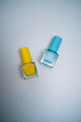 nail polish yellow and blue. stay with ukraine