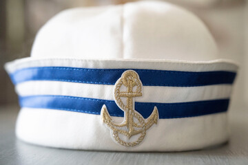 chapeau de marin breton - obrazy, fototapety, plakaty