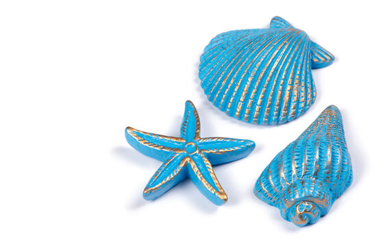 Blue Shells, starfish and anchor