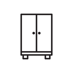 wardrobe icon new vector property