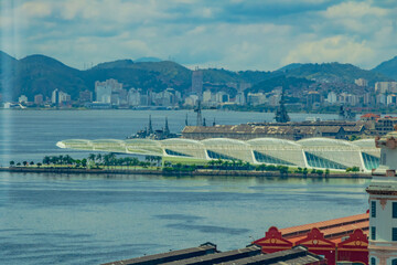 Blick auf Rio de Janeiro aus dem Riesenrad Rio Star im Hafen - Brasilien