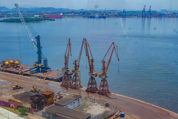 Blick auf Rio de Janeiro aus dem Riesenrad Rio Star im Hafen - Brasilien