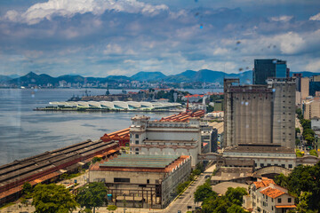 Blick auf Rio de Janeiro aus dem Riesenrad Rio Star im Hafen - Brasilien