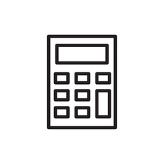 calculator new icon vector simple