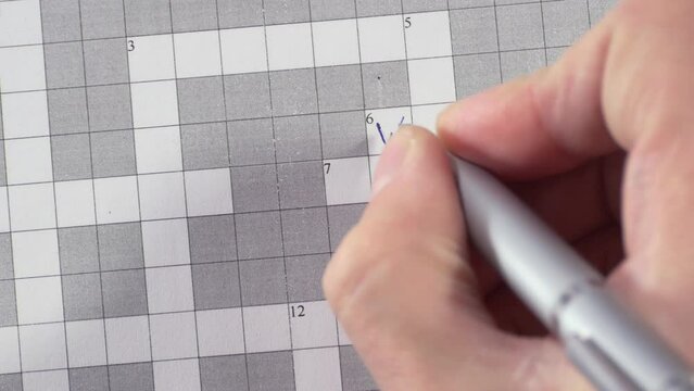 Crossword puzzle solution with the words chance, work, money. Business, finance concept.
