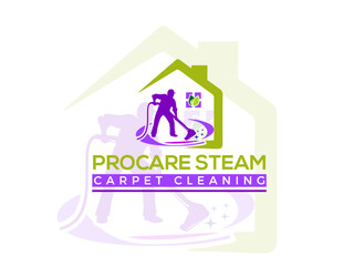 Carpet and home cleaning Logo Concept