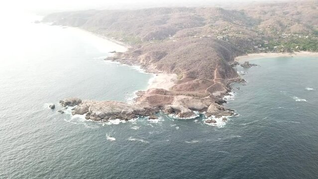 Punta cometa its a hike trail in Oaxaca that goes from an old graveyard to the sea