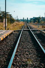 Fototapeta premium railway in the countryside