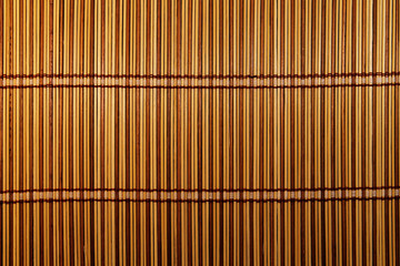 texture of wooden bamboo mat