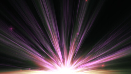 abstract of digital lens flare background