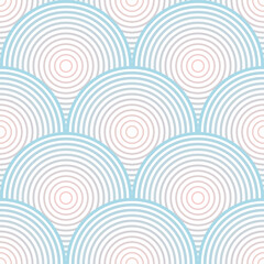 Fototapeta na wymiar Blue fish scale pattern, seamless repeat pattern background