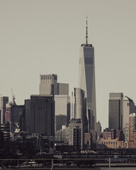 New York City skyline Lower Manhattan