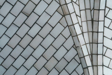 Subway tile detail in New York City