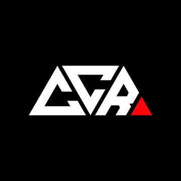 CCR triangle letter logo design with triangle shape. CCR triangle logo design monogram. CCR triangle vector logo template with red color. CCR triangular logo Simple, Elegant, and Luxurious Logo...